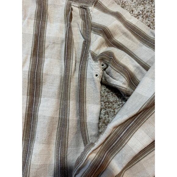 686 Long sleeve, button down, stripedd shirt, size Medium, 100% cotton, - Picture 8 of 11